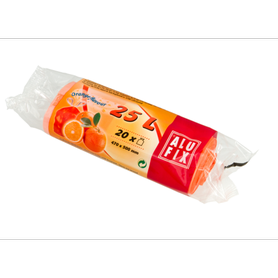 Pytle na odpad zatahovací aromatické - mandarinka 25 l
